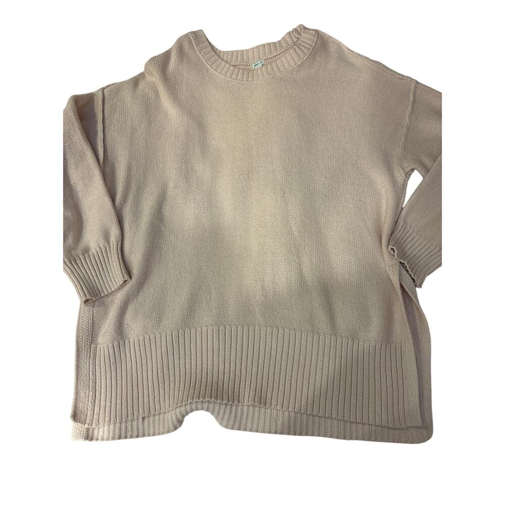 Aire m oversized light pink sweater